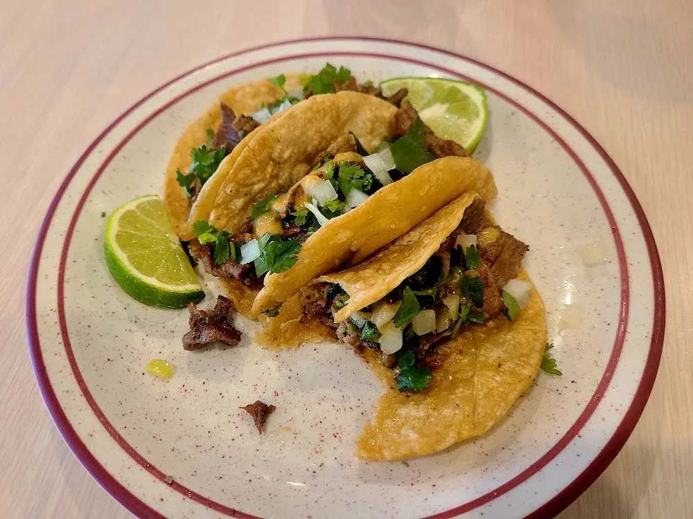 Steak Tacos with Onion and Cilantro